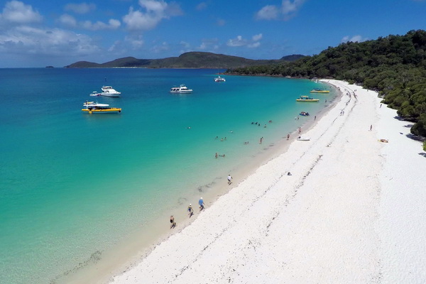 Strandpanorama aus einer ganz besonderen Perspektive.